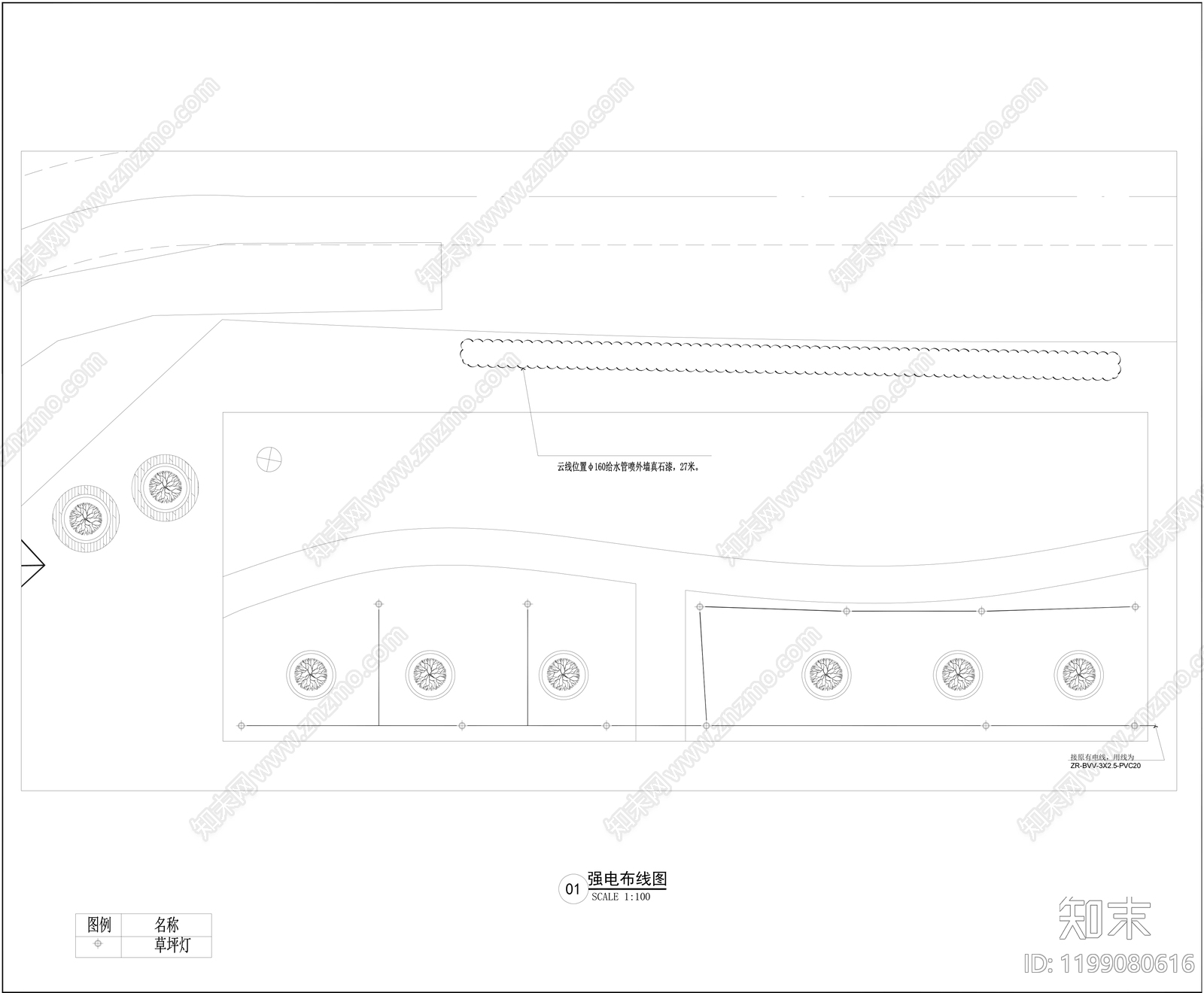 现代其他景观cad施工图下载【ID:1199080616】