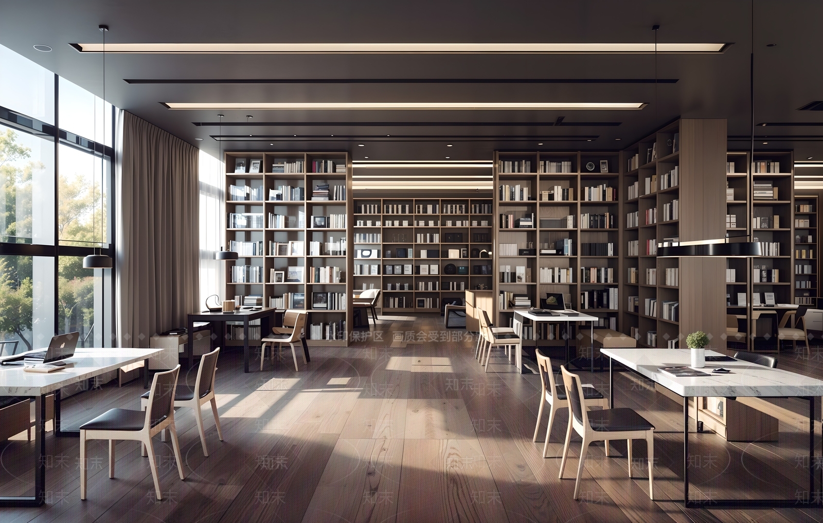 现代书店SU模型下载【ID:1199102741】