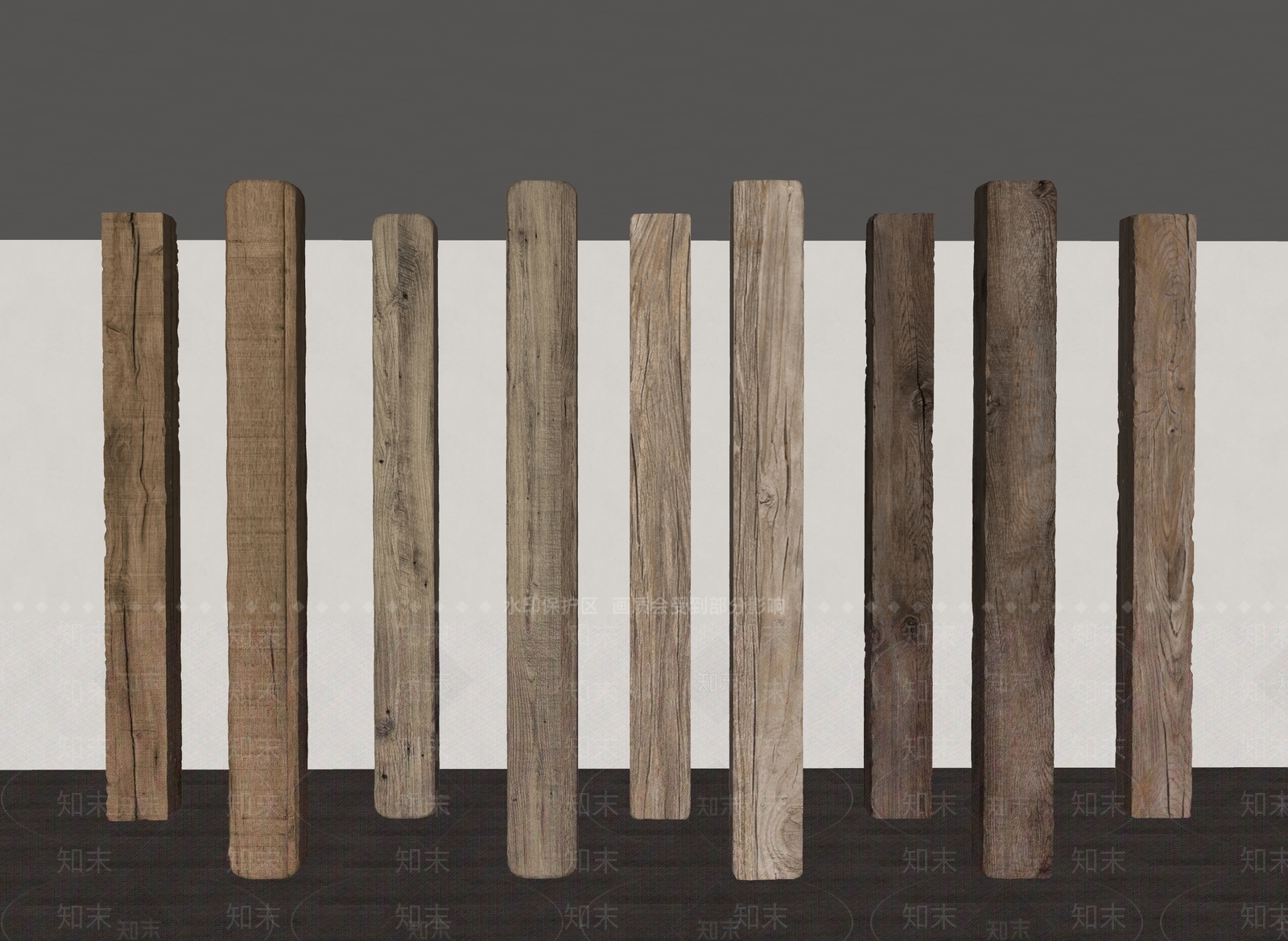 现代柱子SU模型下载【ID:1199094887】