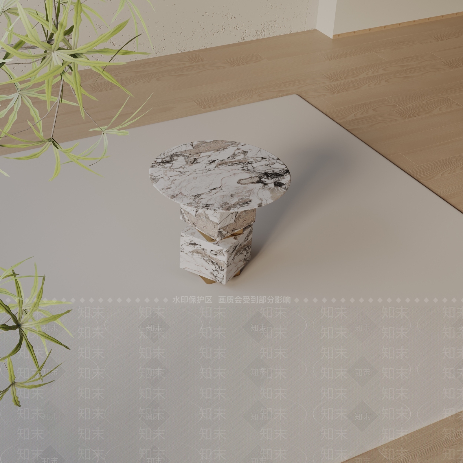 现代边几3D模型下载【ID:1199096436】
