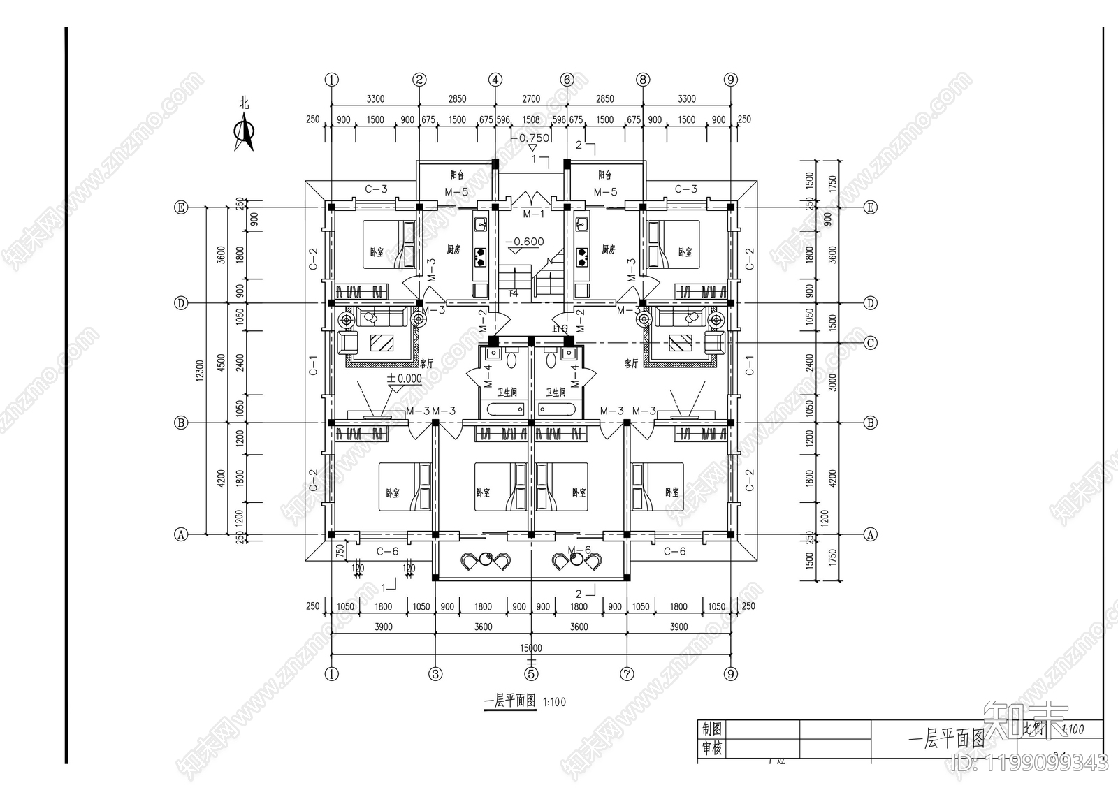 平面布置图施工图下载【ID:1199099343】