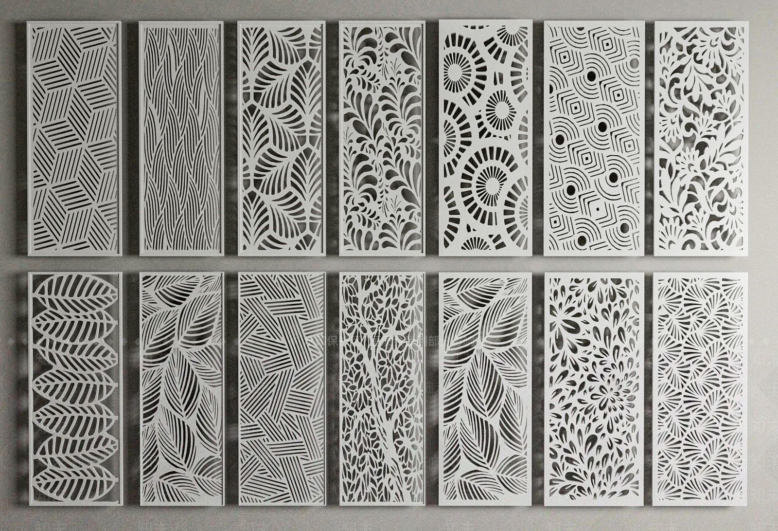 现代隔断SU模型下载【ID:1199102704】