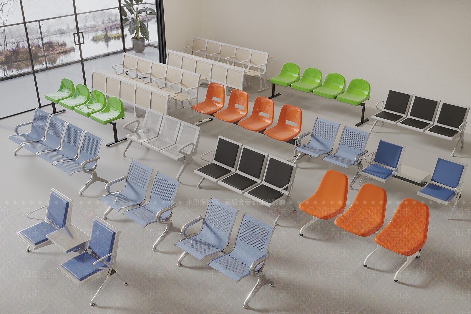 现代其他椅子3D模型下载【ID:1199105481】