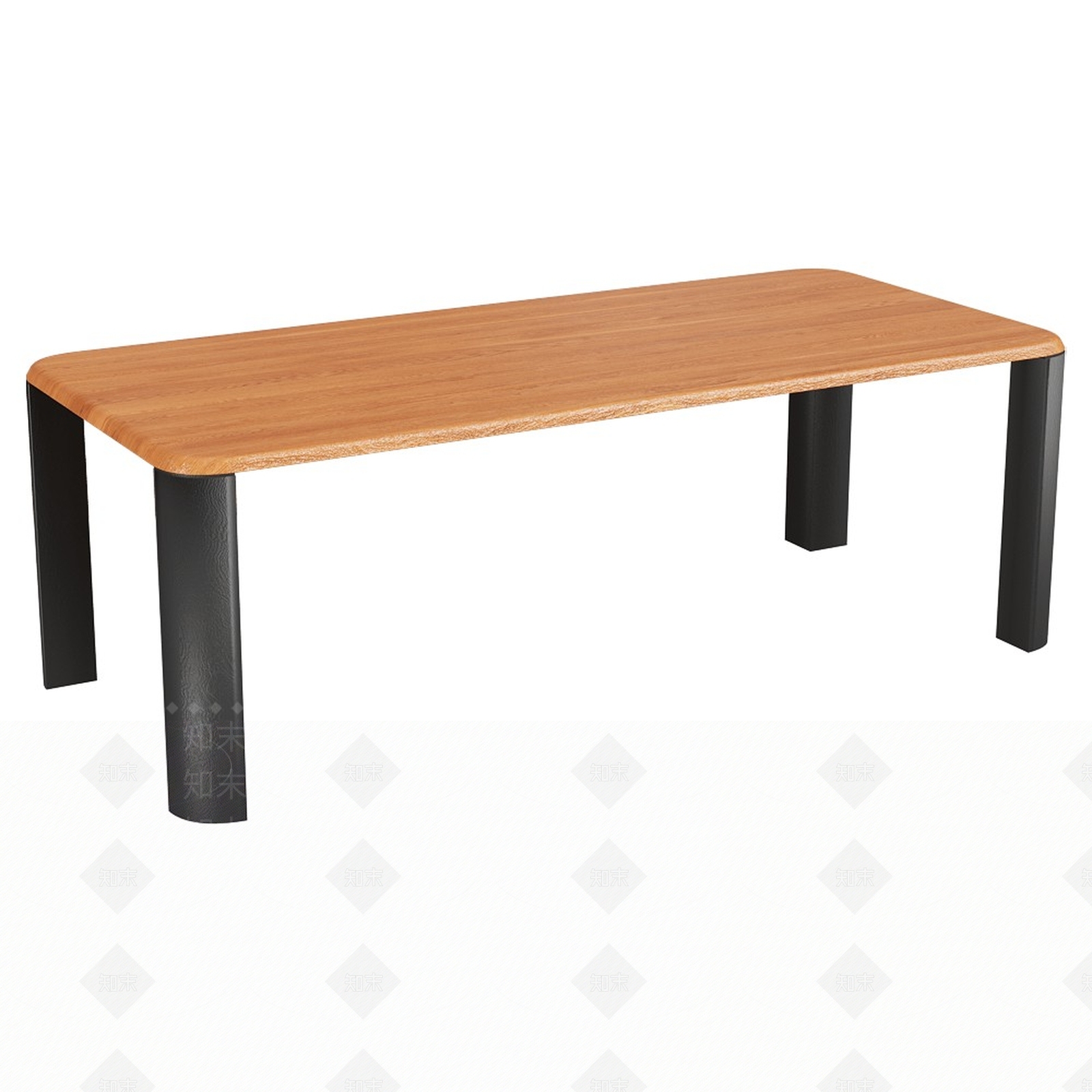 原木北欧餐桌3D模型下载【ID:1199106318】