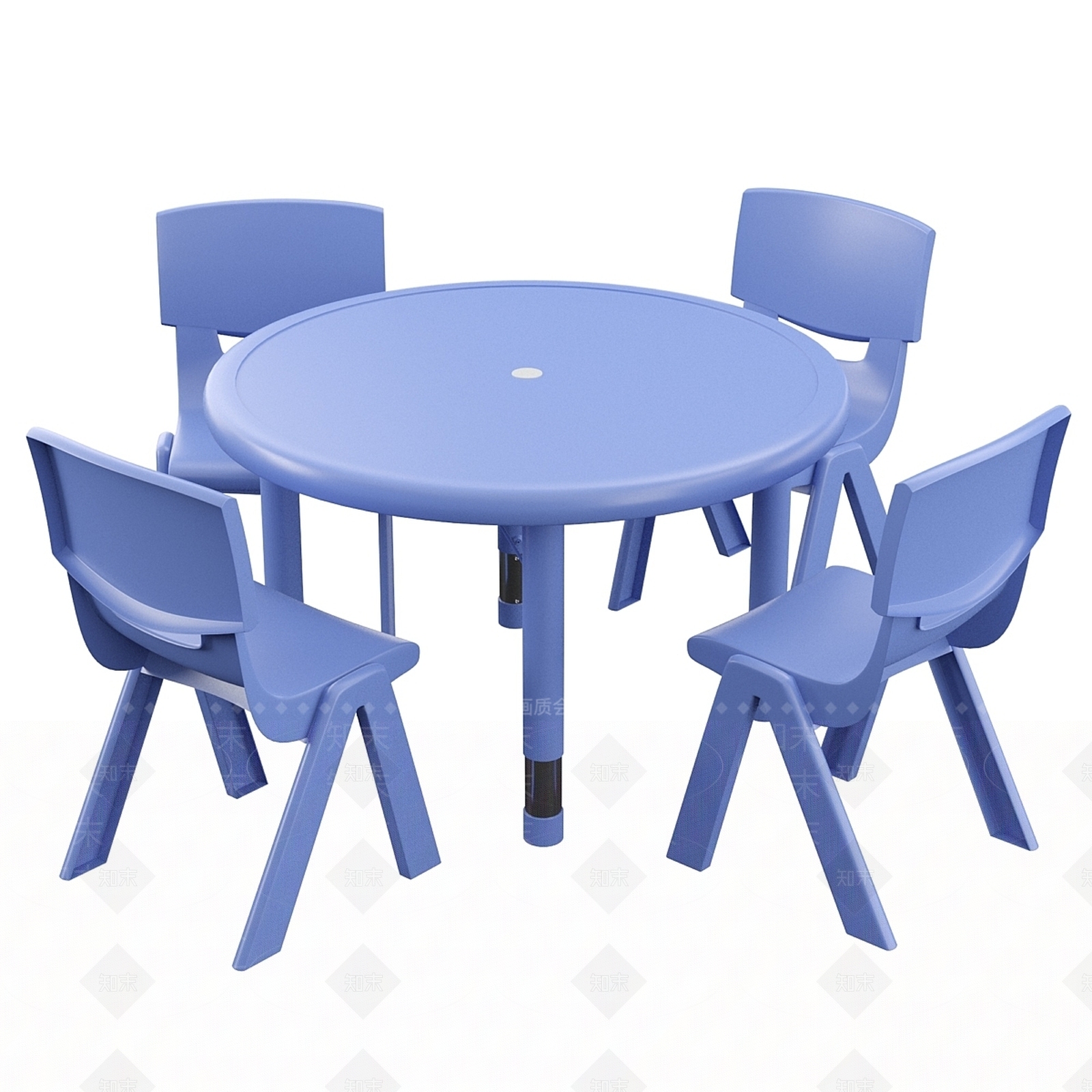 儿童桌椅3D模型下载【ID:1199107624】