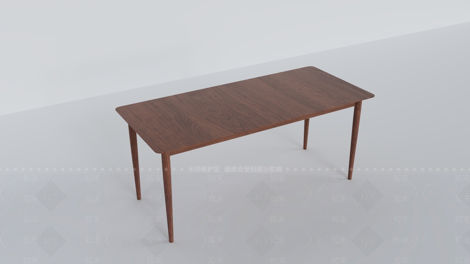 复古中古餐桌3D模型下载【ID:1199110122】