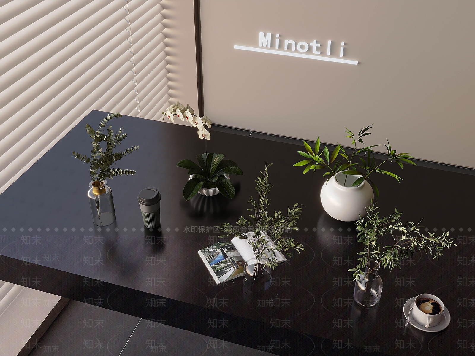 水生植物3D模型下载【ID:1199110993】