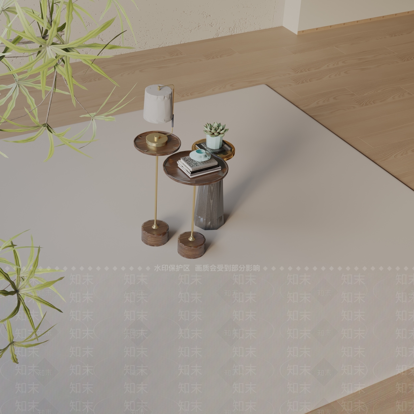 现代边几3D模型下载【ID:1199112096】