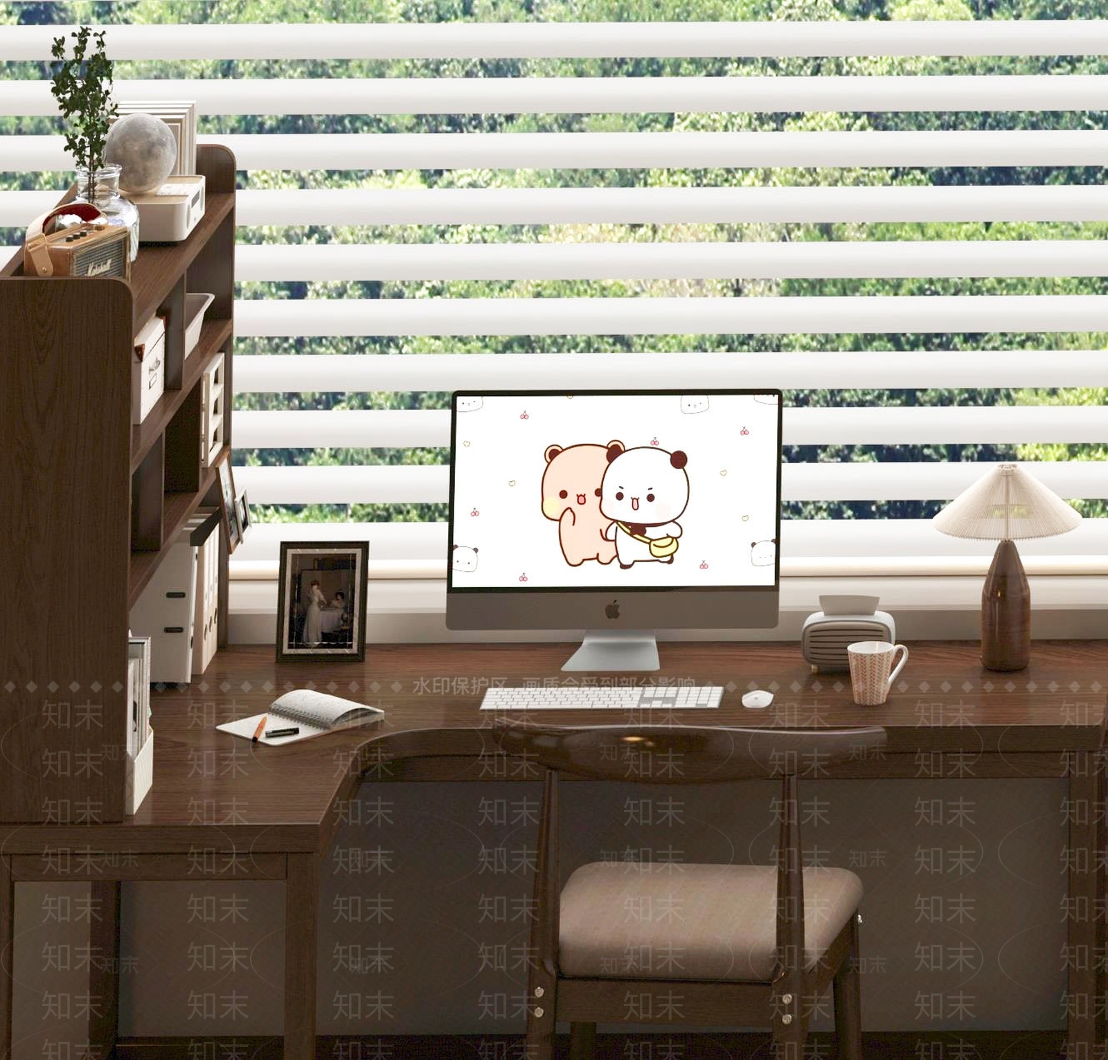 现代书桌椅3D模型下载【ID:1199112967】