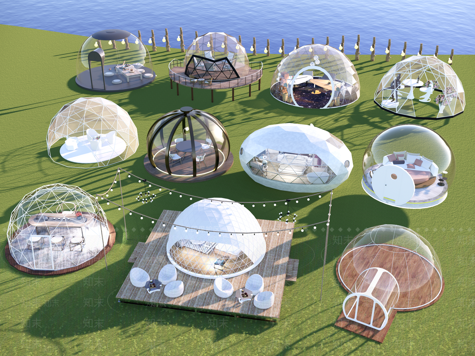 现代其他景观小建筑SU模型下载【ID:1199115689】