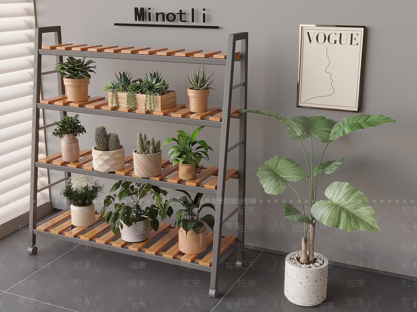 现代花架3D模型下载【ID:1199115150】