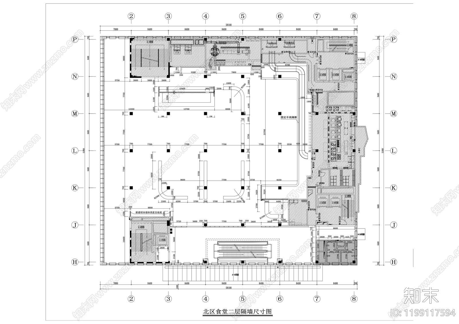现代其他餐饮空间cad施工图下载【ID:1199117594】