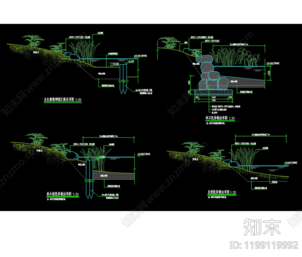 现代综合景观图库施工图下载【ID:1199119992】