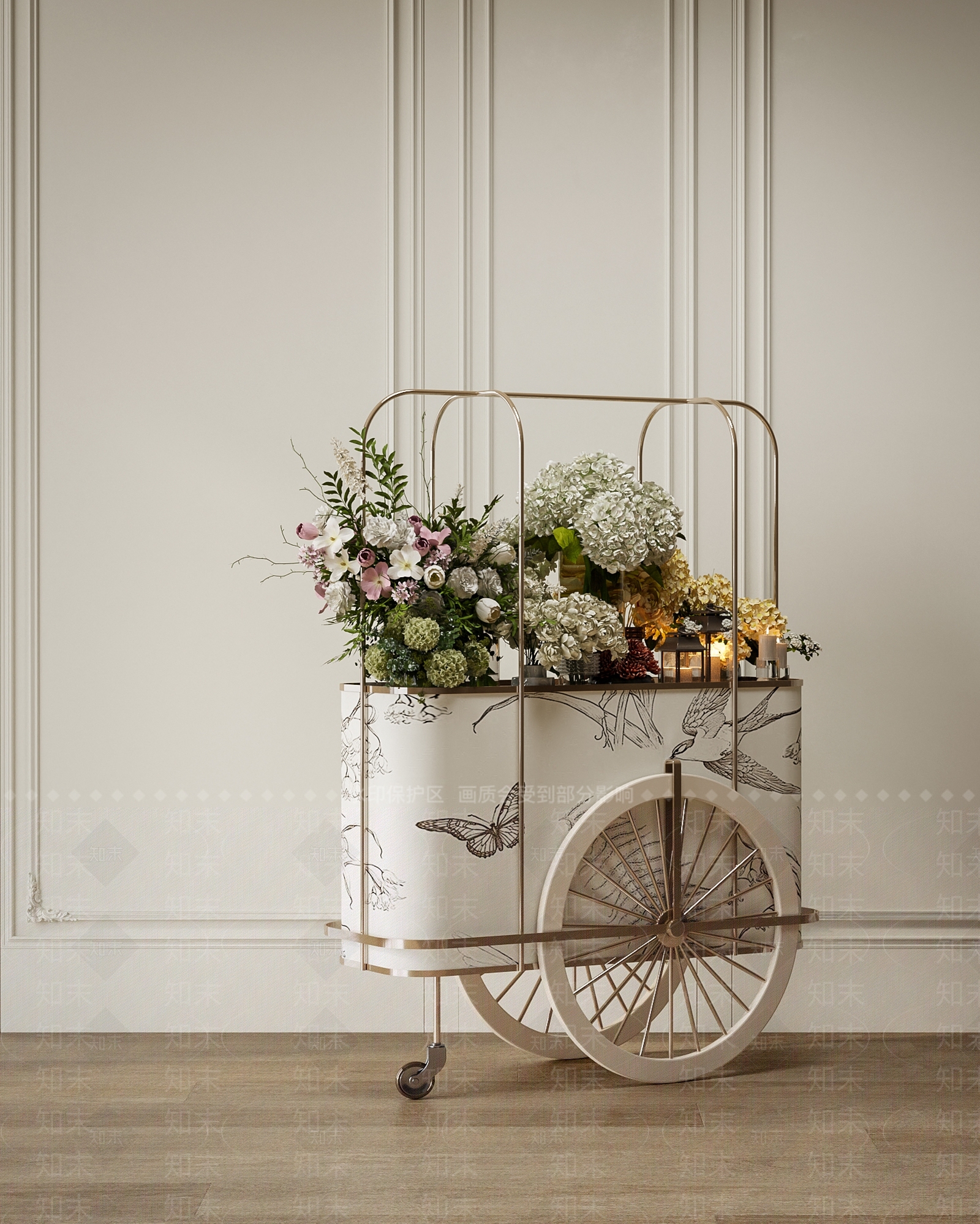 现代绿植摆件3D模型下载【ID:1199123287】