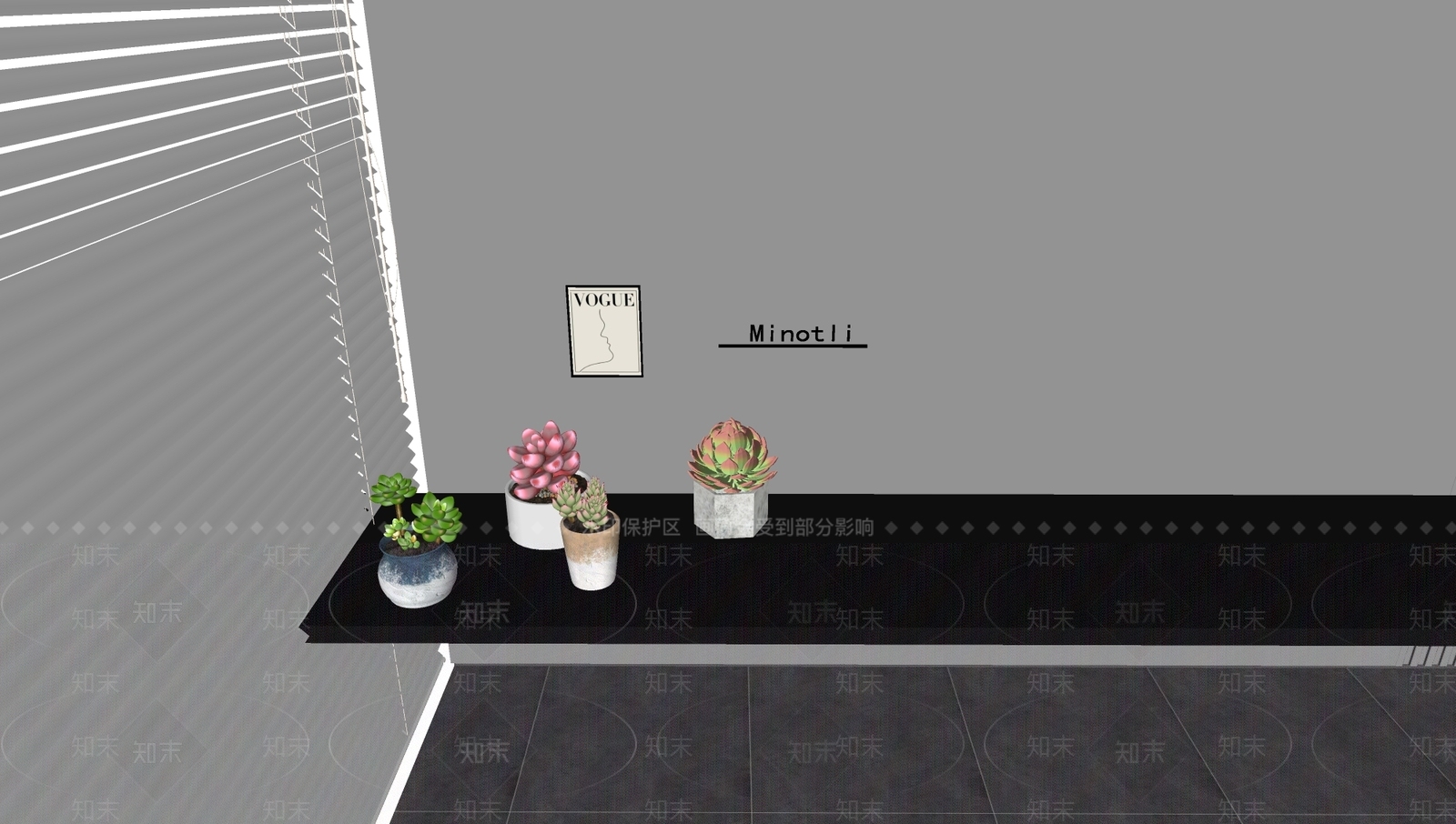 多肉植物SU模型下载【ID:1199123215】