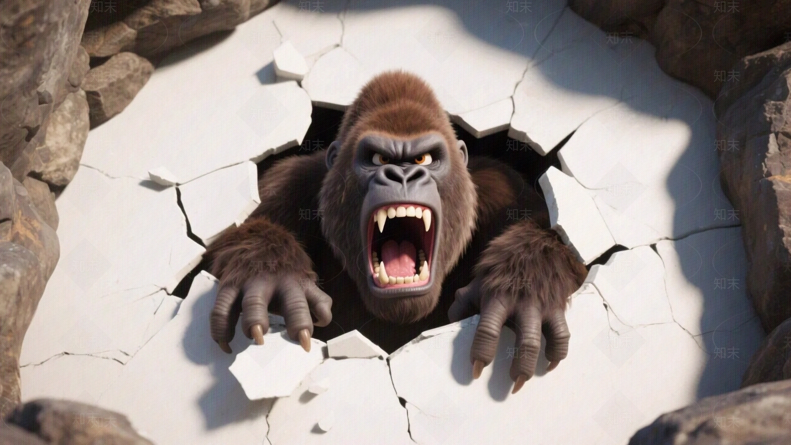 现代涂鸦墙贴图下载【ID:1199124201】