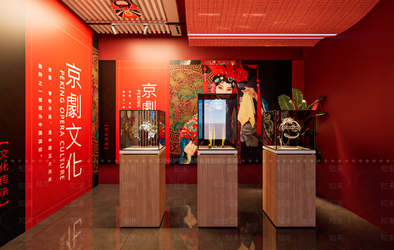 新中式现代其他文化展厅SU模型下载【ID:1199125045】