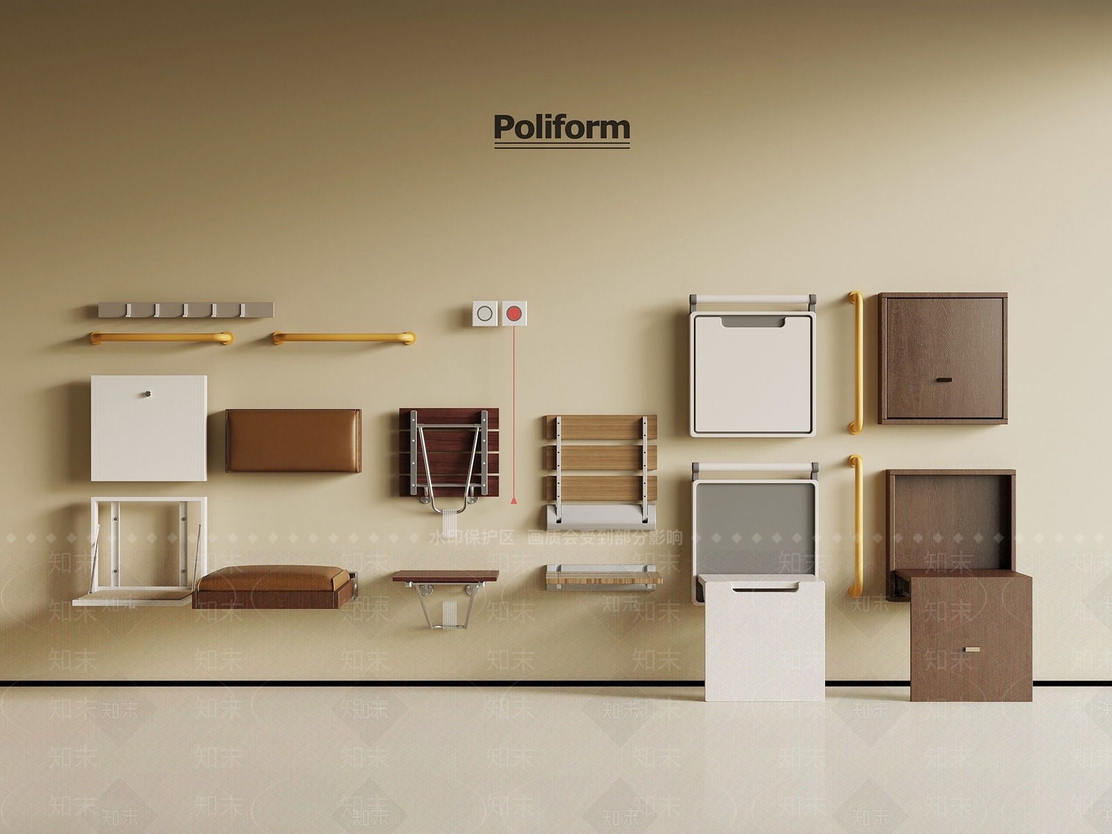 现代其他凳子SU模型下载【ID:1199129076】