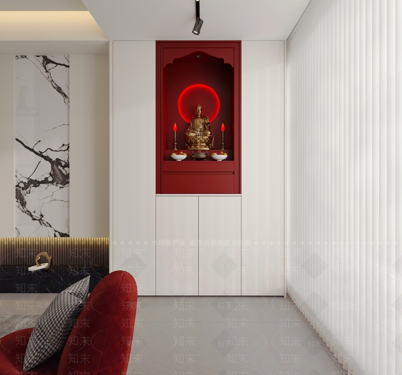 现代佛龛3D模型下载【ID:1199131093】