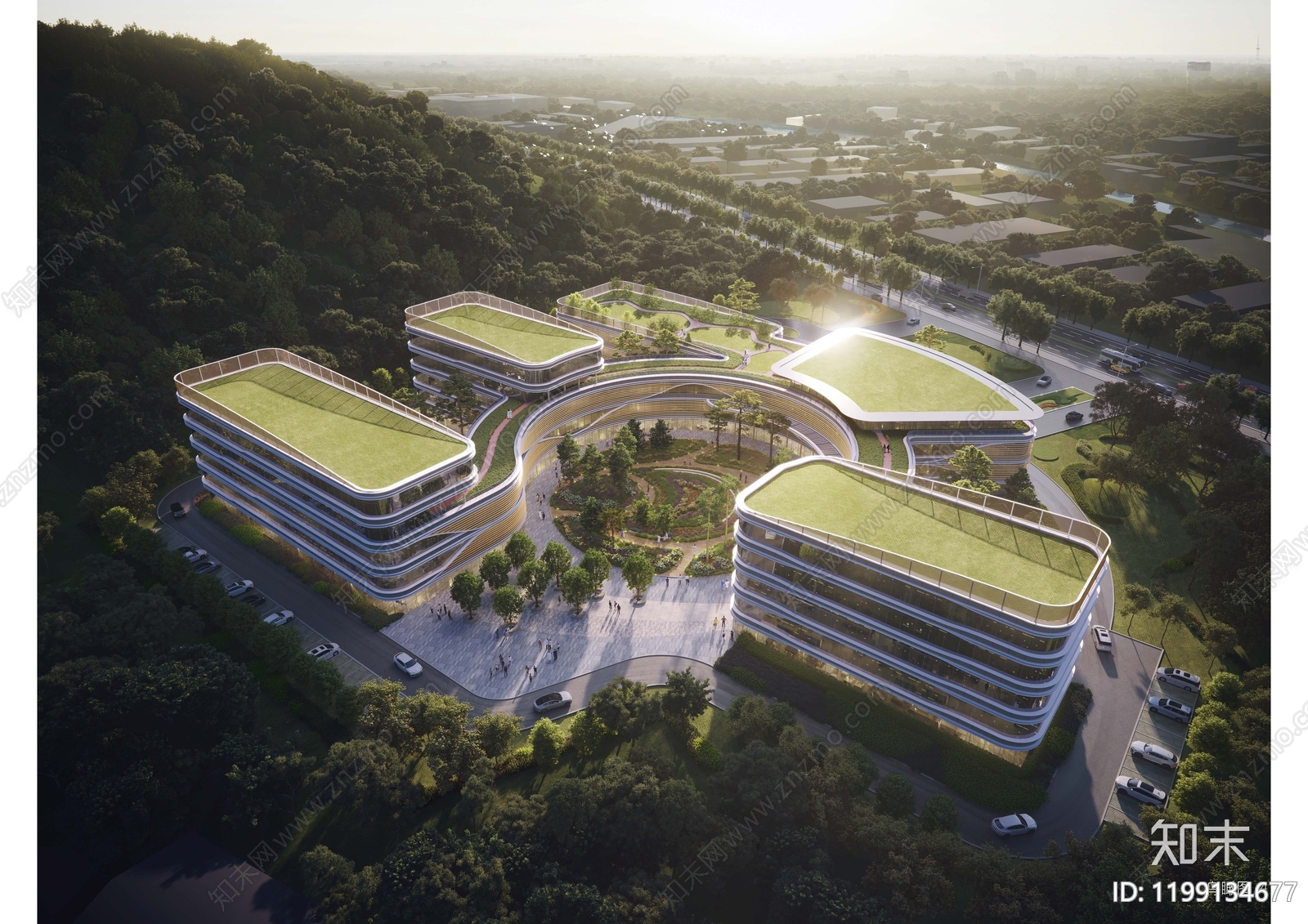 现代医院建筑下载【ID:1199134677】