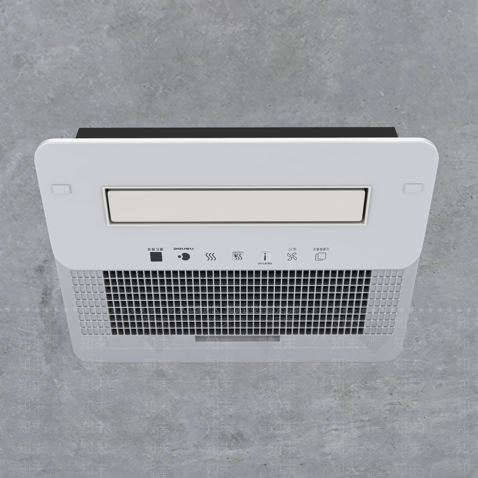 浴霸3D模型渲染效果图