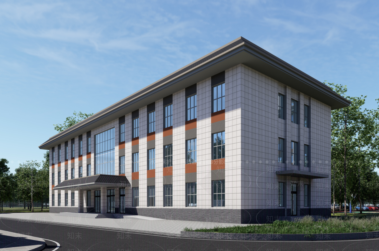 新中式其他工业建筑SU模型下载【ID:1199139601】