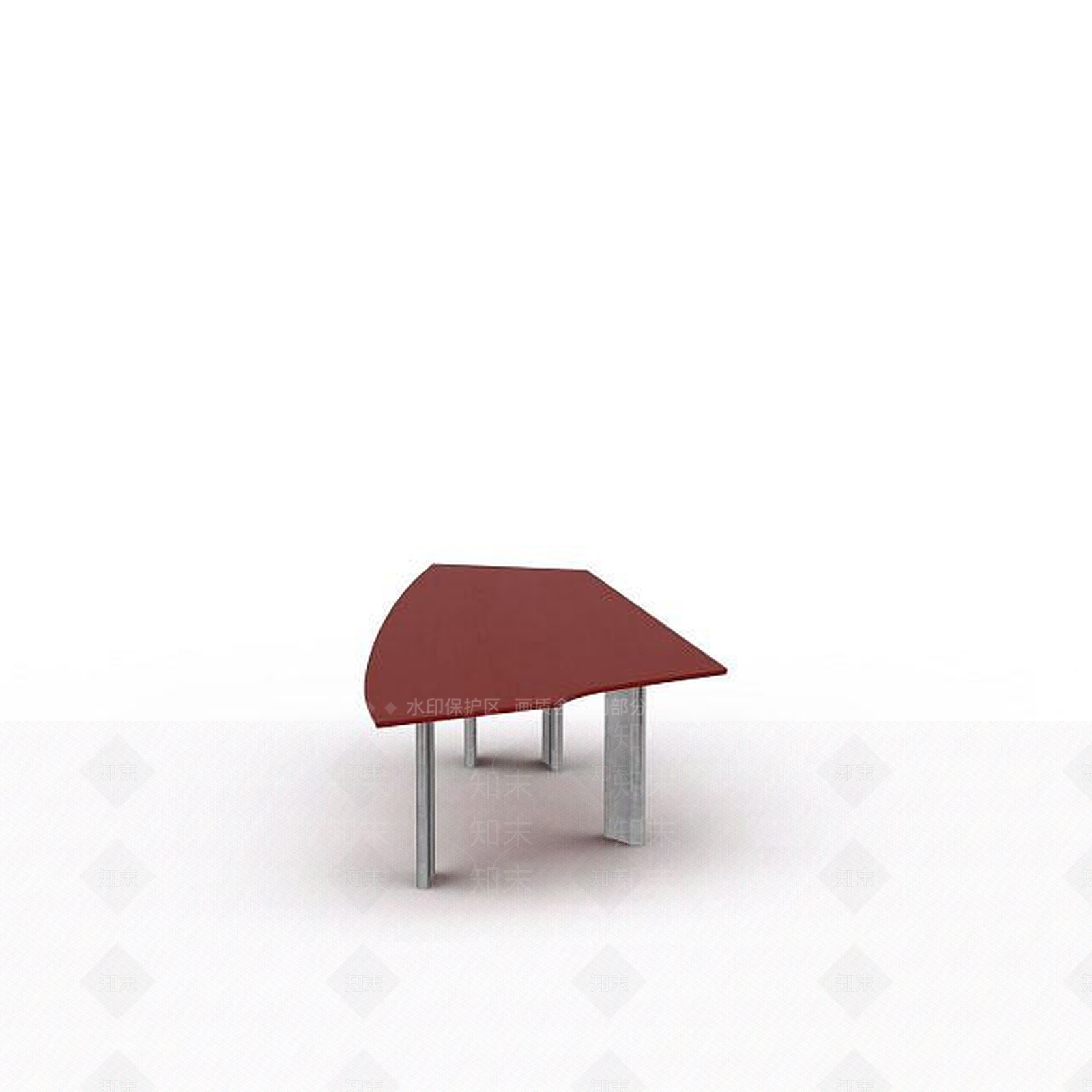 现代多边形茶几3D模型下载【ID:1199145478】