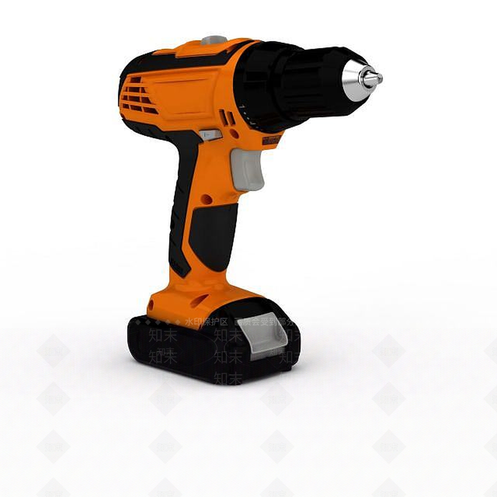 现代手电钻3D模型下载【ID:1199145703】