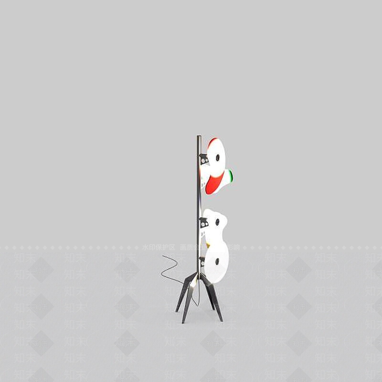 现代创意落地灯3D模型下载【ID:1199146023】