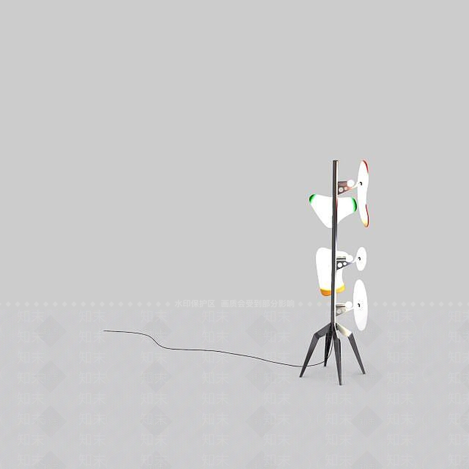 现代创意落地灯3D模型下载【ID:1199146023】