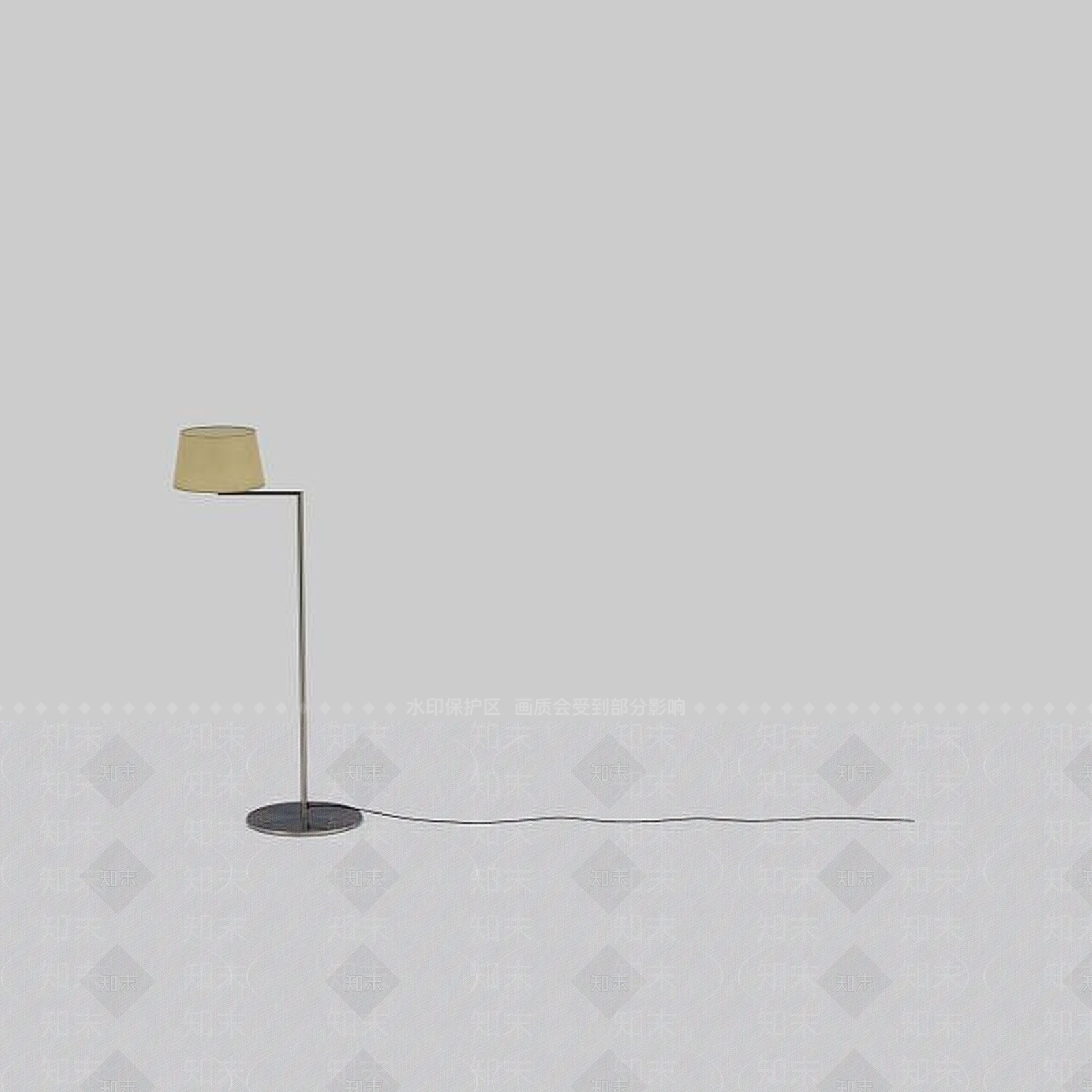 现代床头落地灯3D模型下载【ID:1199146056】