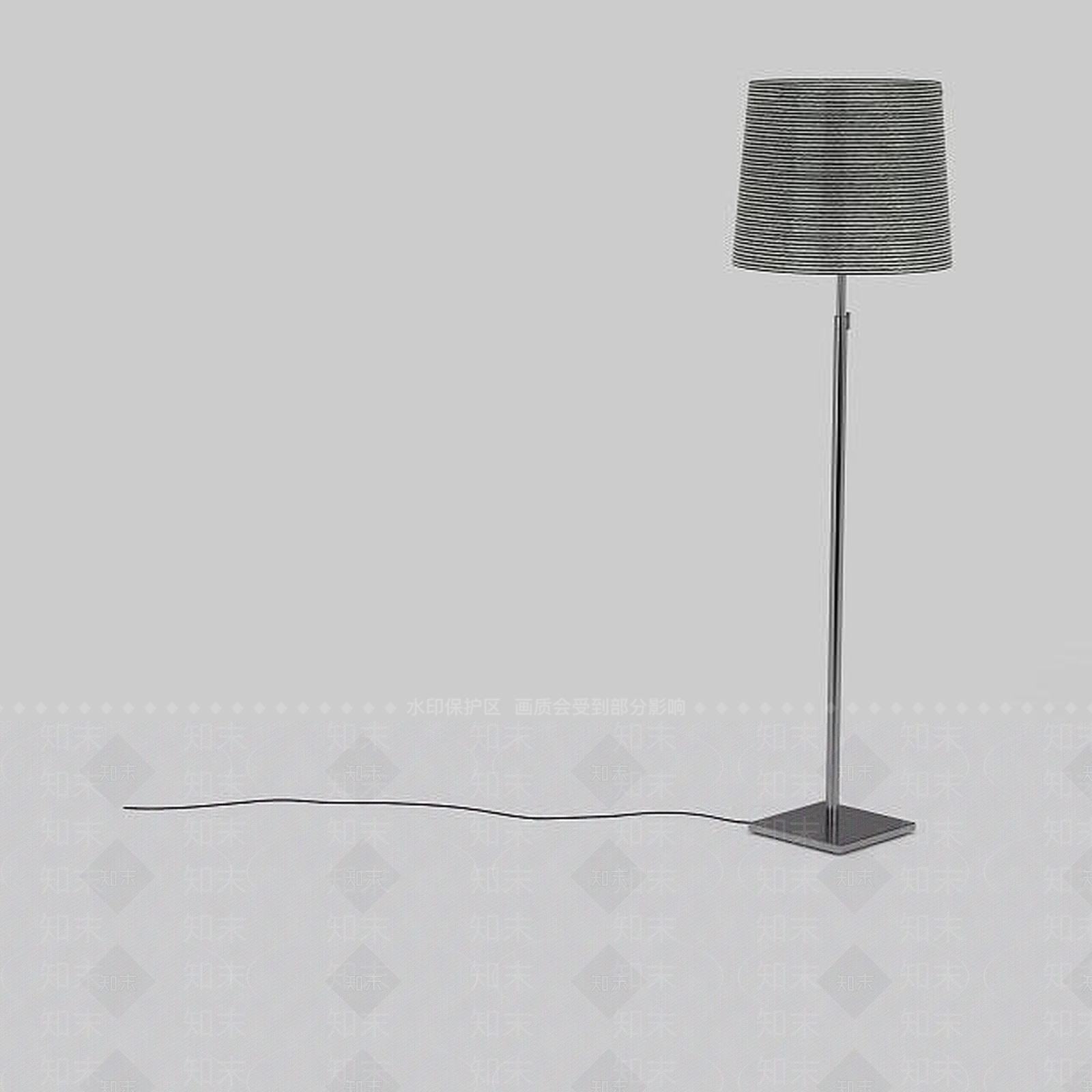 中式落地灯3D模型下载【ID:1199146195】