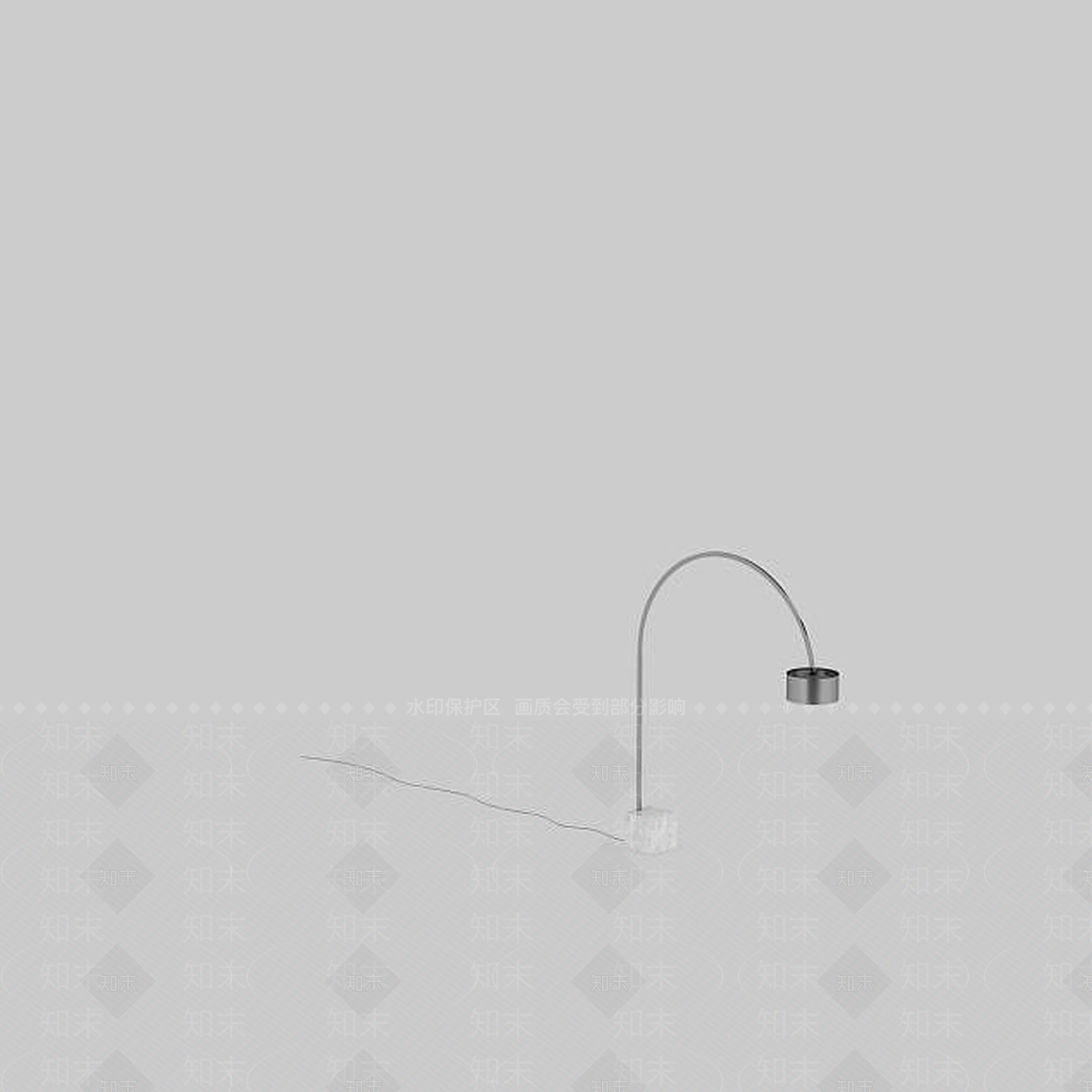 现代创意鱼竿落地灯3D模型下载【ID:1199146447】