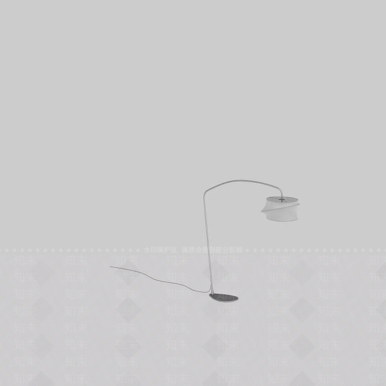现代弯折落地灯3D模型下载【ID:1199146580】