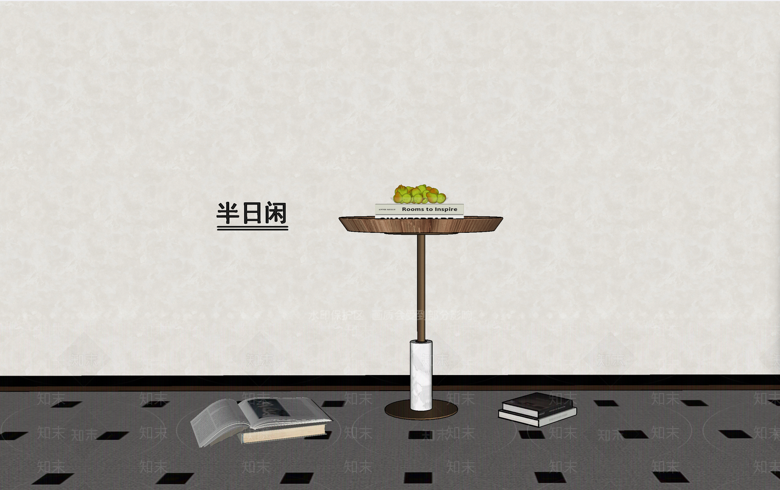 轻奢意式边几3D模型下载【ID:1199146695】