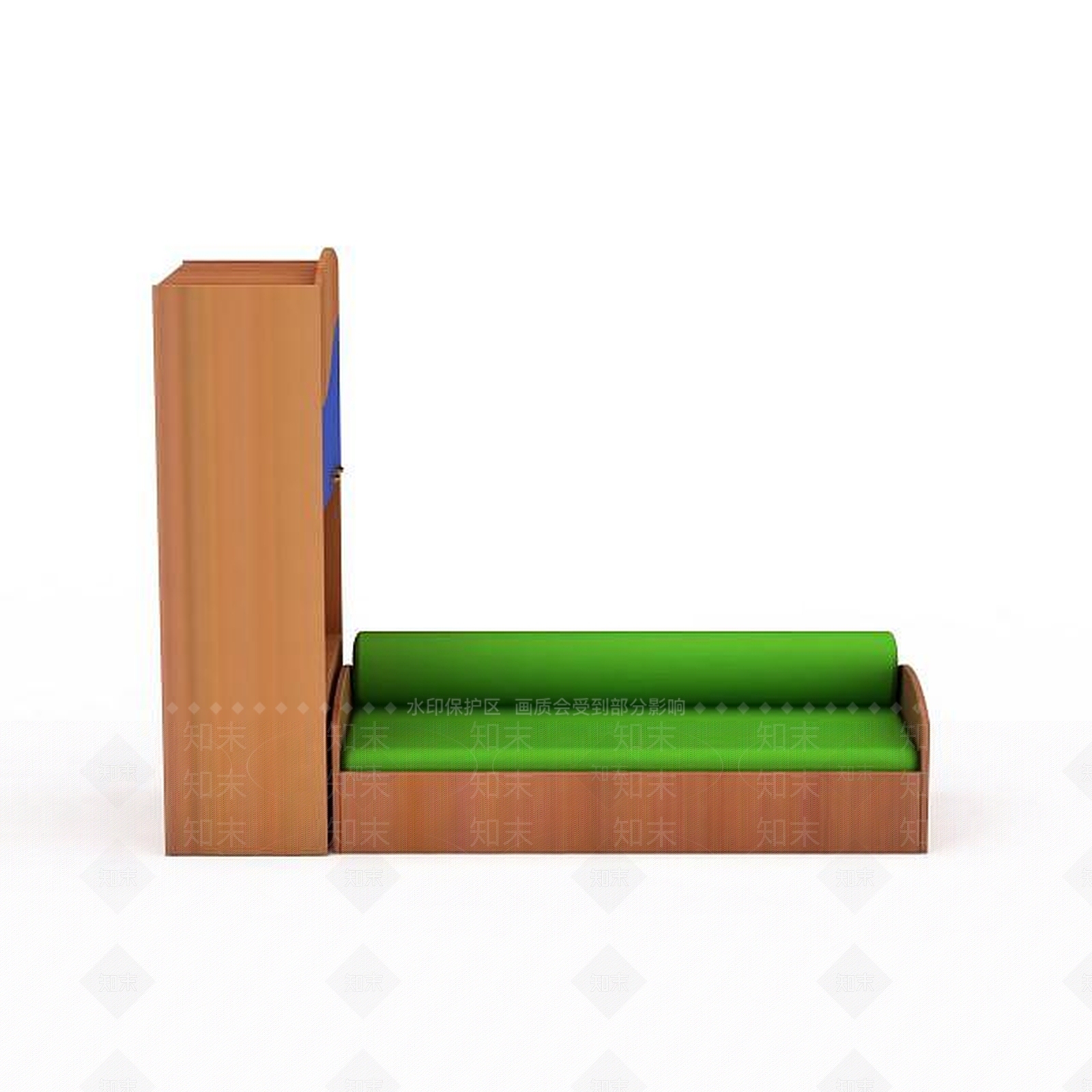 现代衣柜3D模型下载【ID:1199369208】