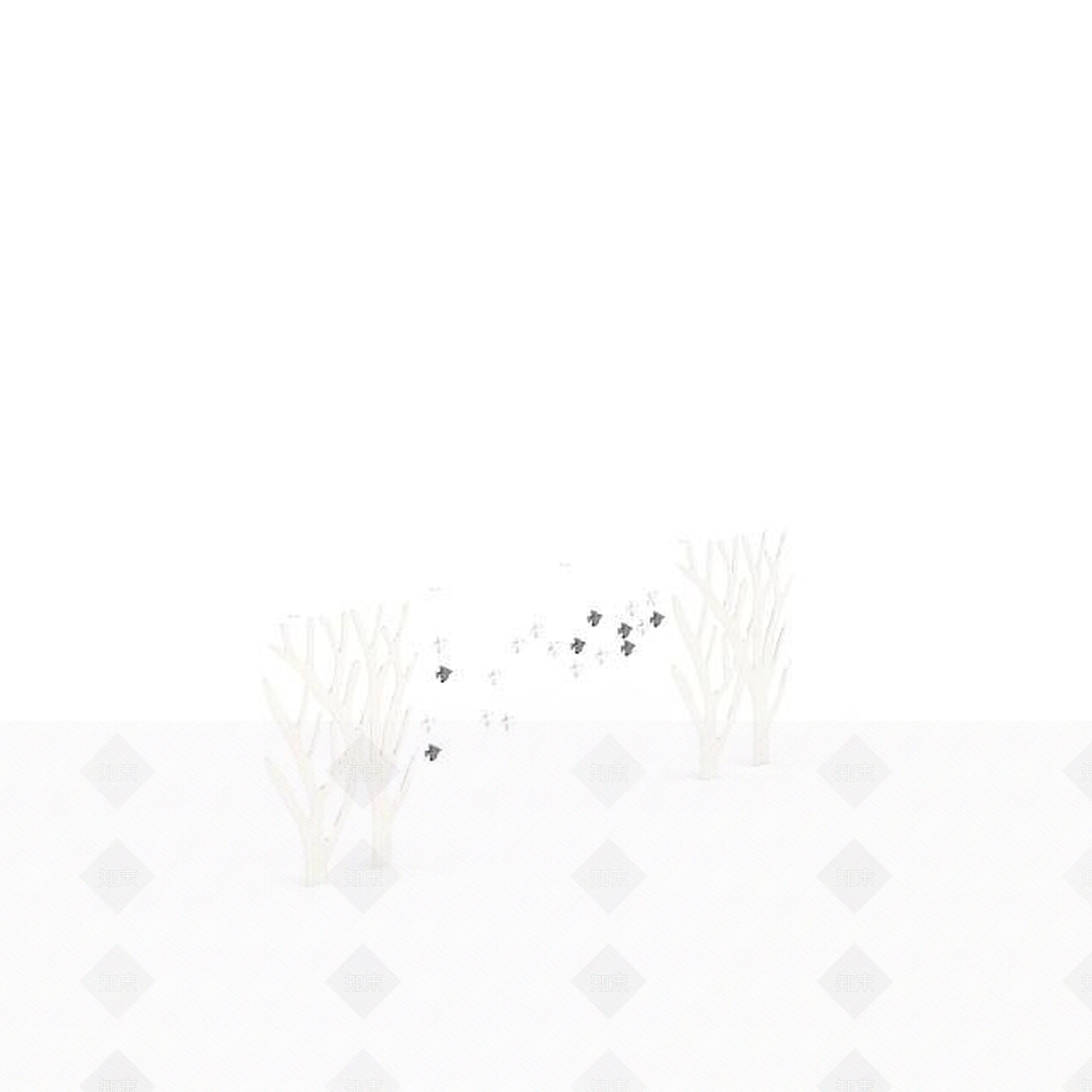 现代自然景观墙饰3D模型下载【ID:1199146933】
