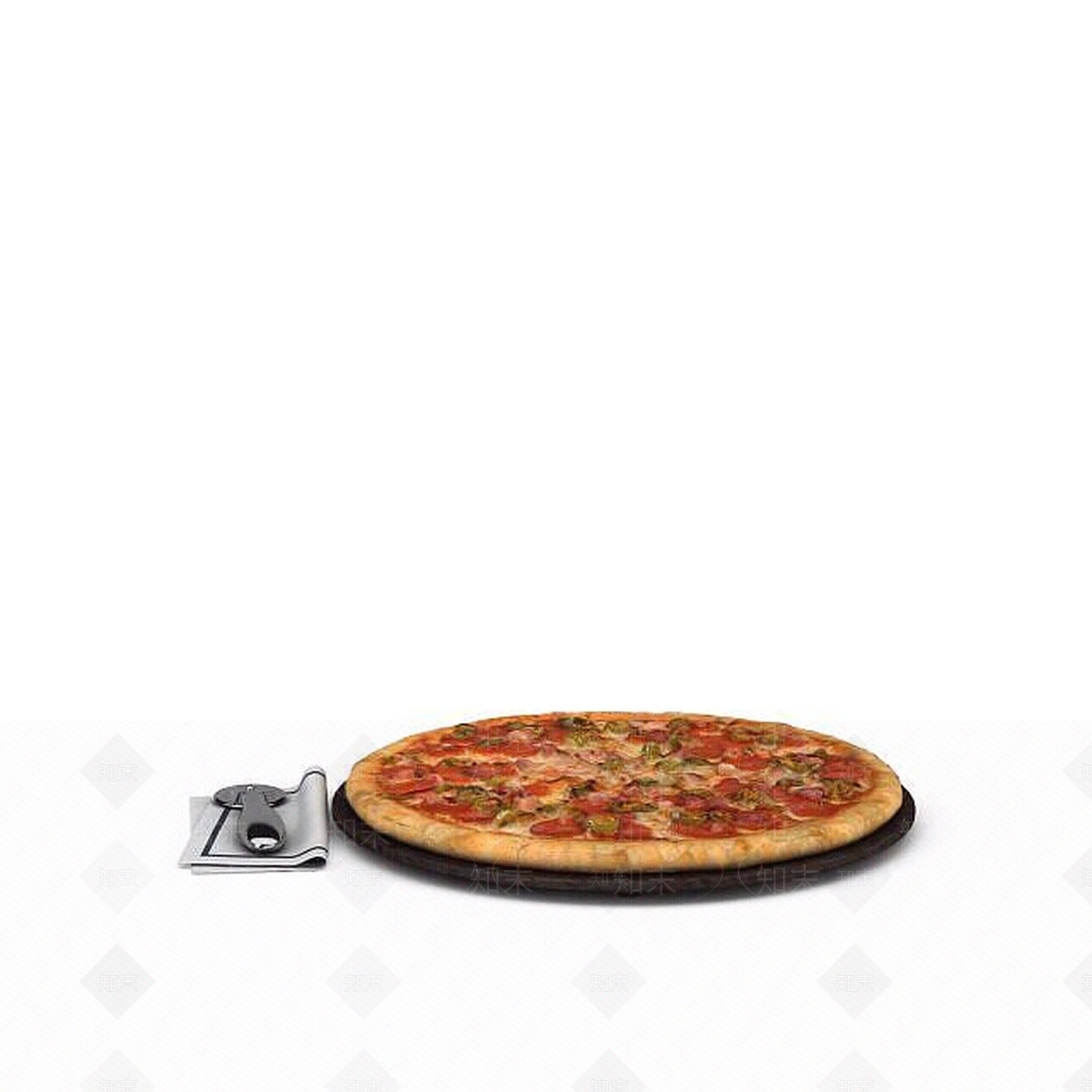 现代披萨饼3D模型下载【ID:1199147353】