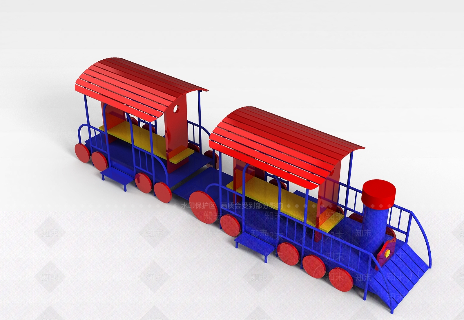 现代游乐设施3D模型下载【ID:1199147527】