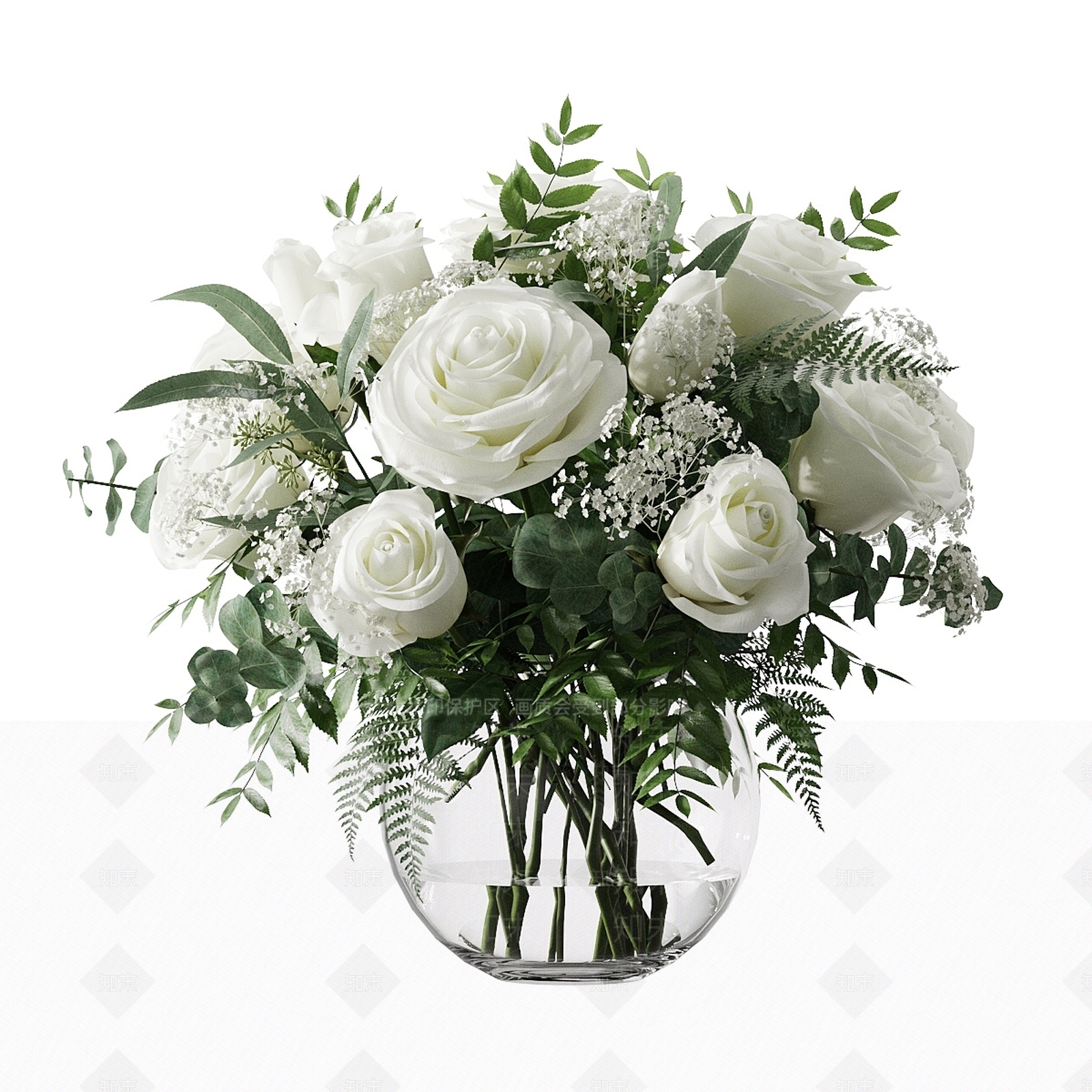 花艺3D模型下载【ID:1199149176】