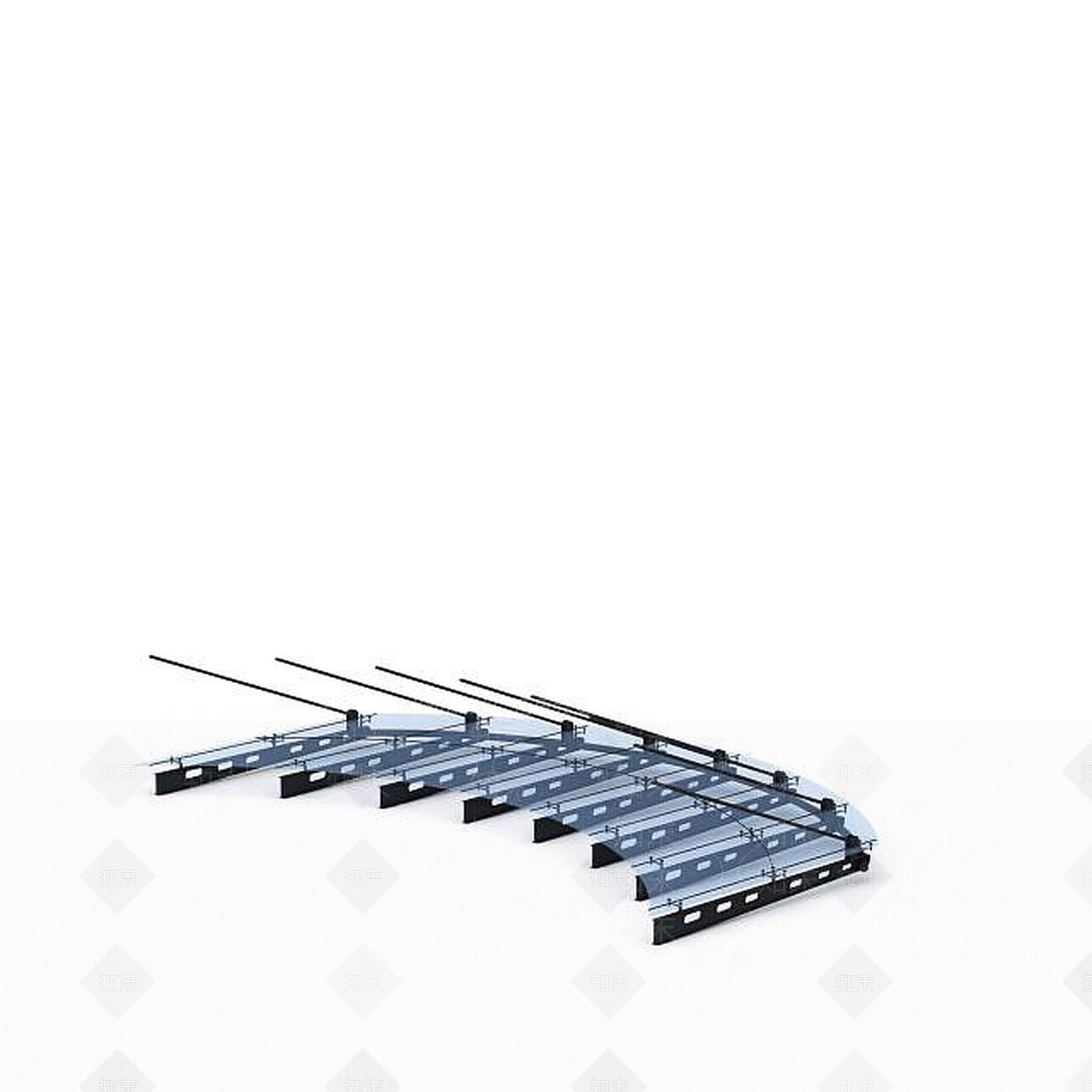 现代防雨棚3D模型下载【ID:1199150793】