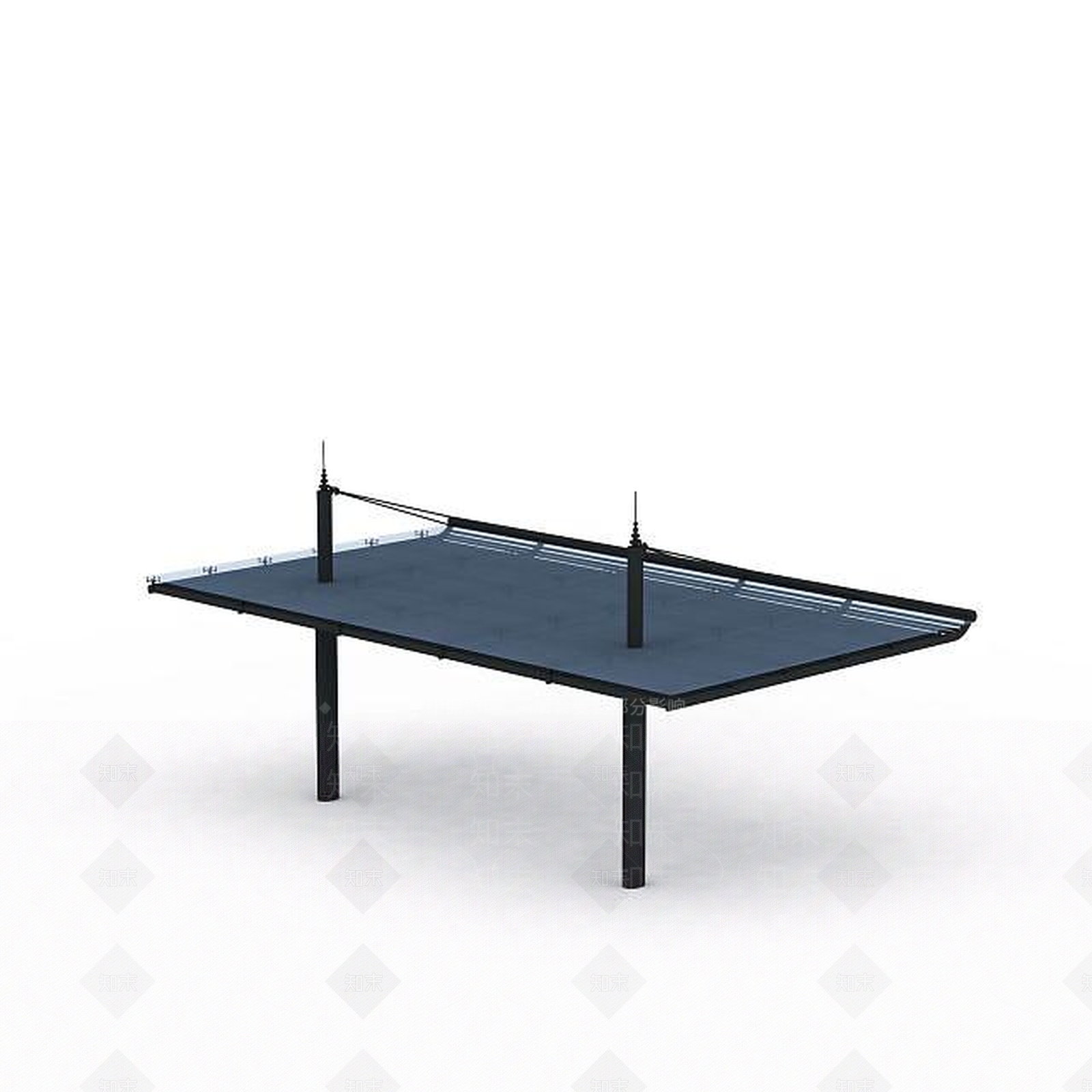 现代玻璃雨棚3D模型下载【ID:1199150944】