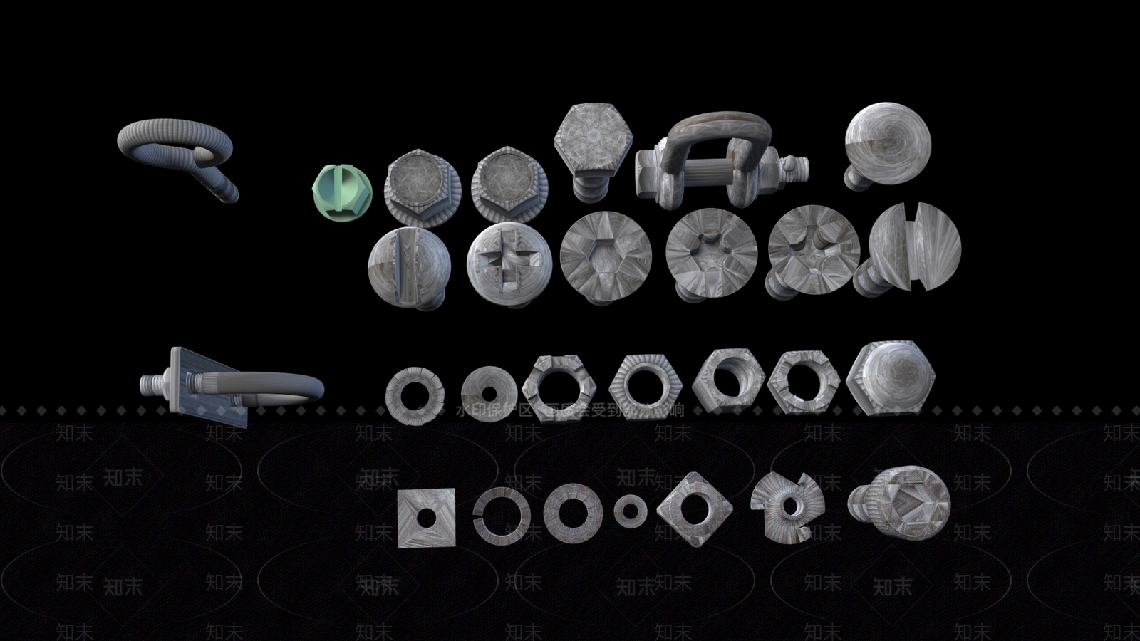 现代其他五金件3D模型下载【ID:1199151578】