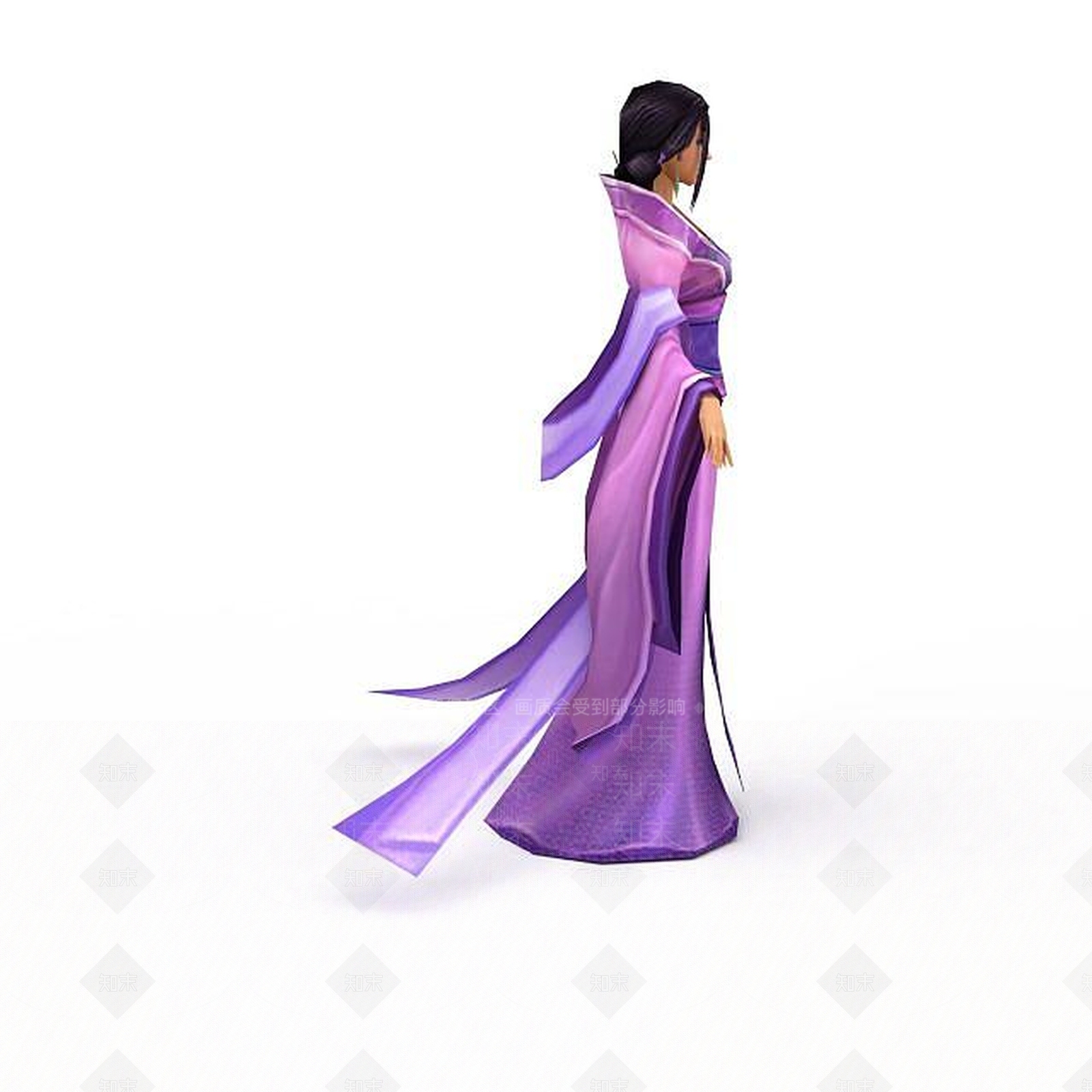 现代网游女人3D模型下载【ID:1199152270】