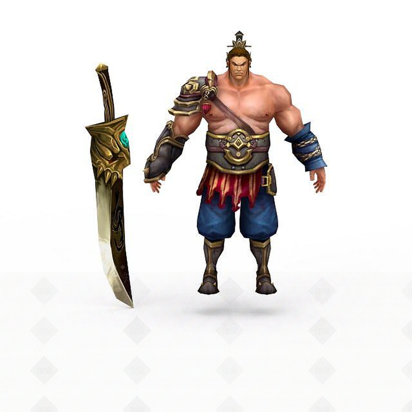 现代游戏角色3D模型下载【ID:1199152499】