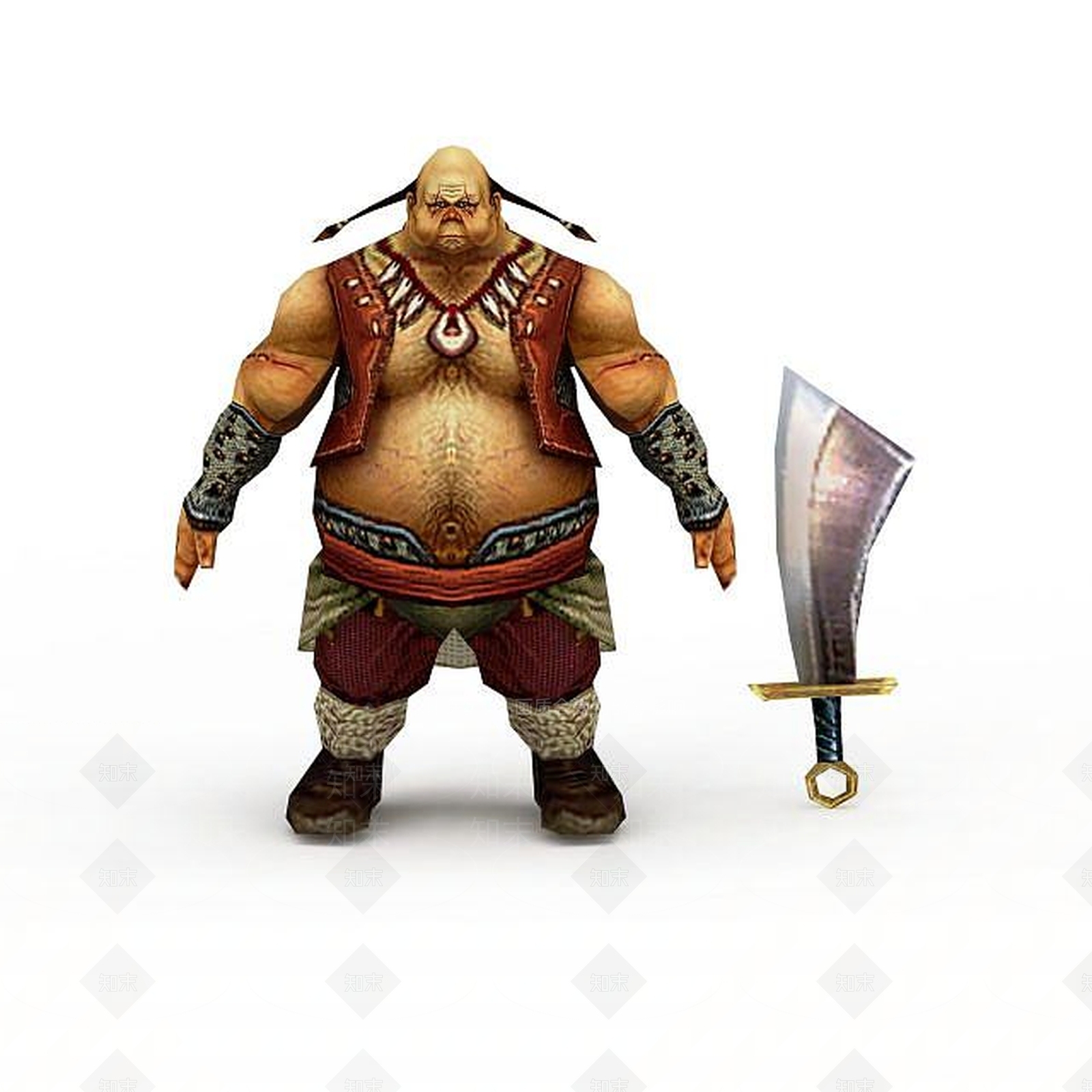 现代游戏人物3D模型下载【ID:1199152553】