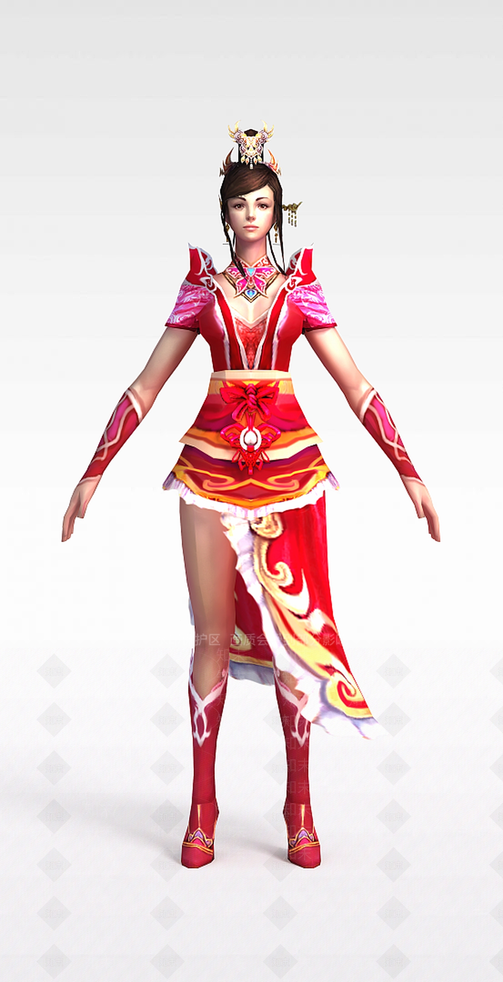 现代女性网游角色3D模型下载【ID:1199153384】