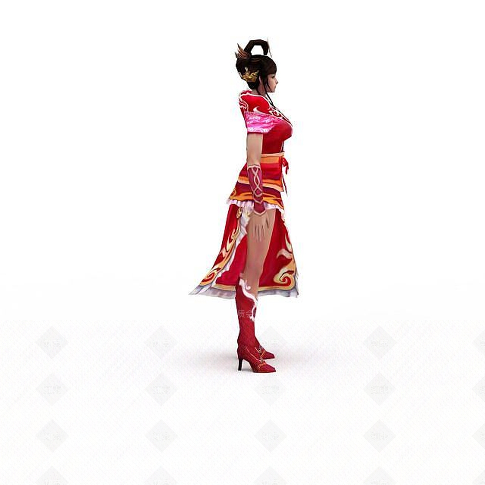 现代女性网游角色3D模型下载【ID:1199153384】