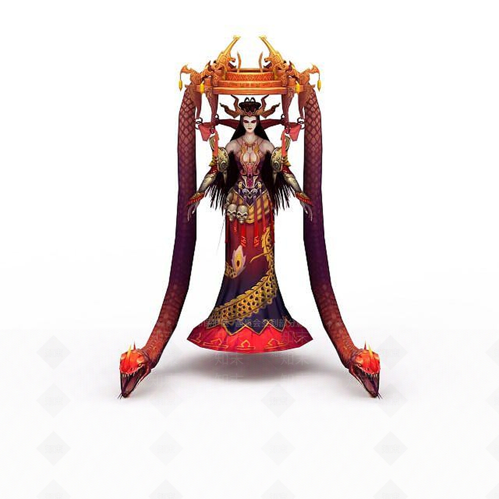 现代网游巫师角色3D模型下载【ID:1199153308】