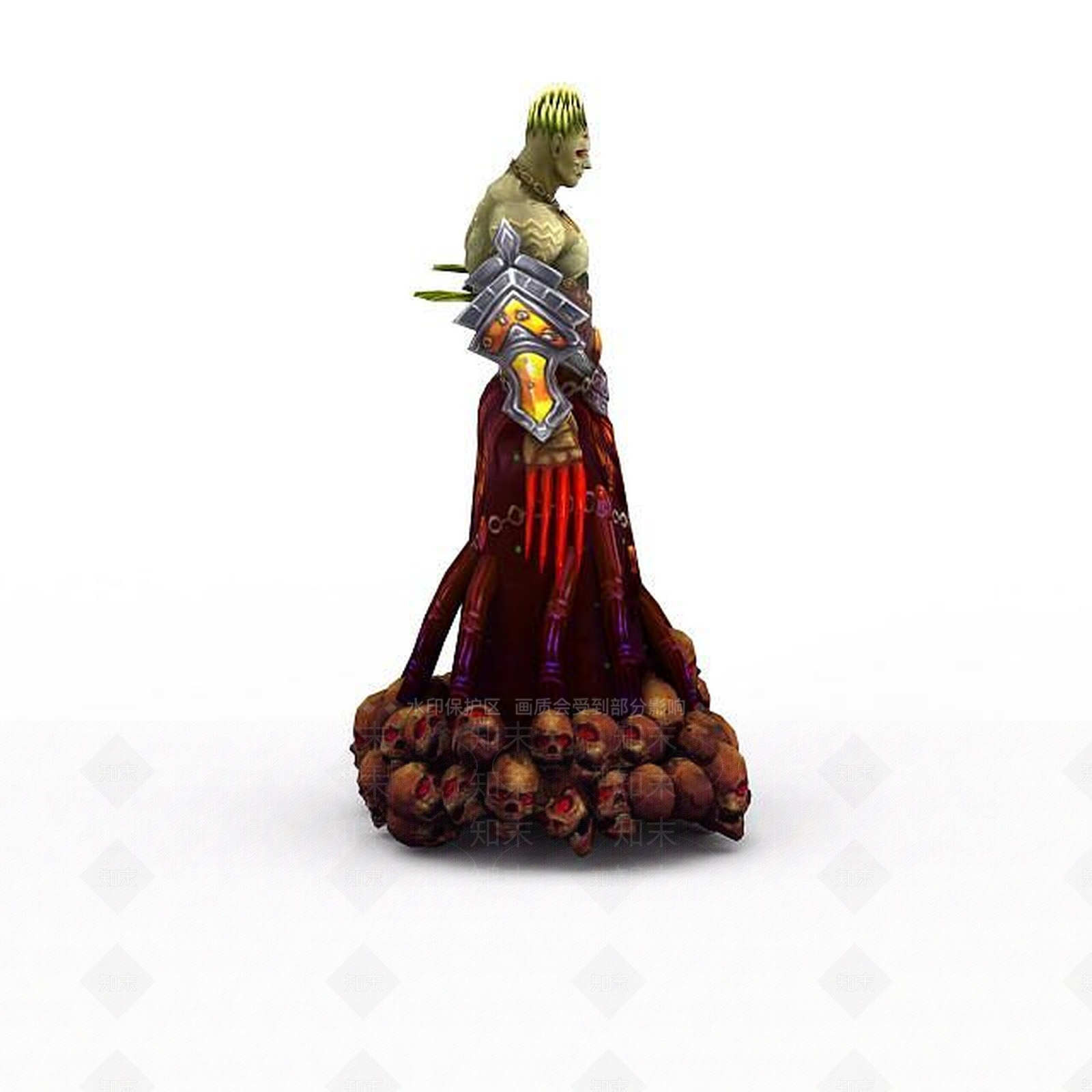 现代网游长指甲怪兽3D模型下载【ID:1199153479】